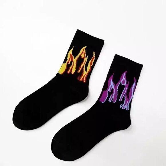 New two pairs Japanese skater socks teens - Picture 1 of 5